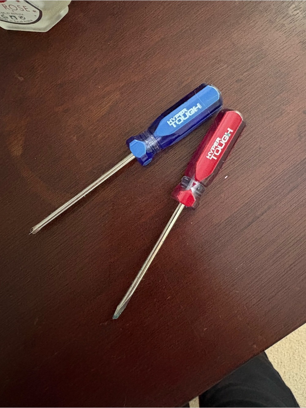 Hyper Tough Red and Blue Mini Screwdriver Set